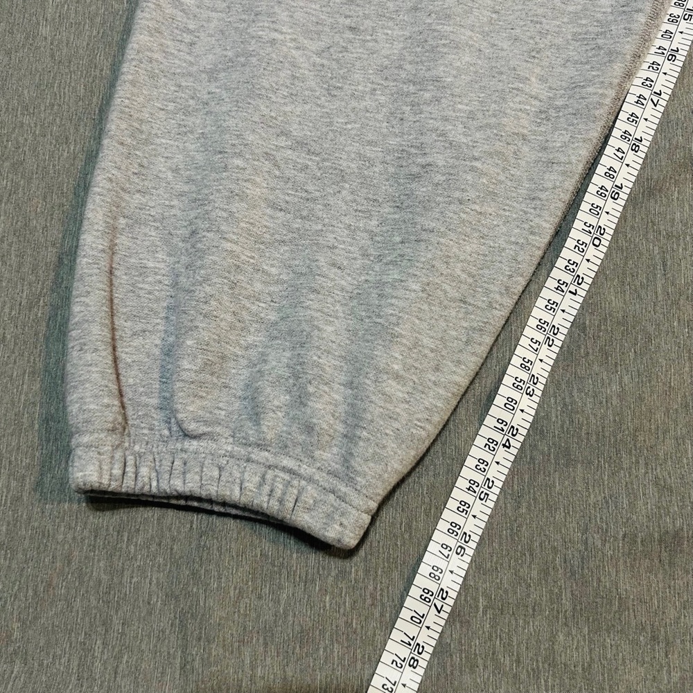 SKIMS Heather Grey Cotton Fleece Jogger Sweatpants Size Large - Picture 6 of 10